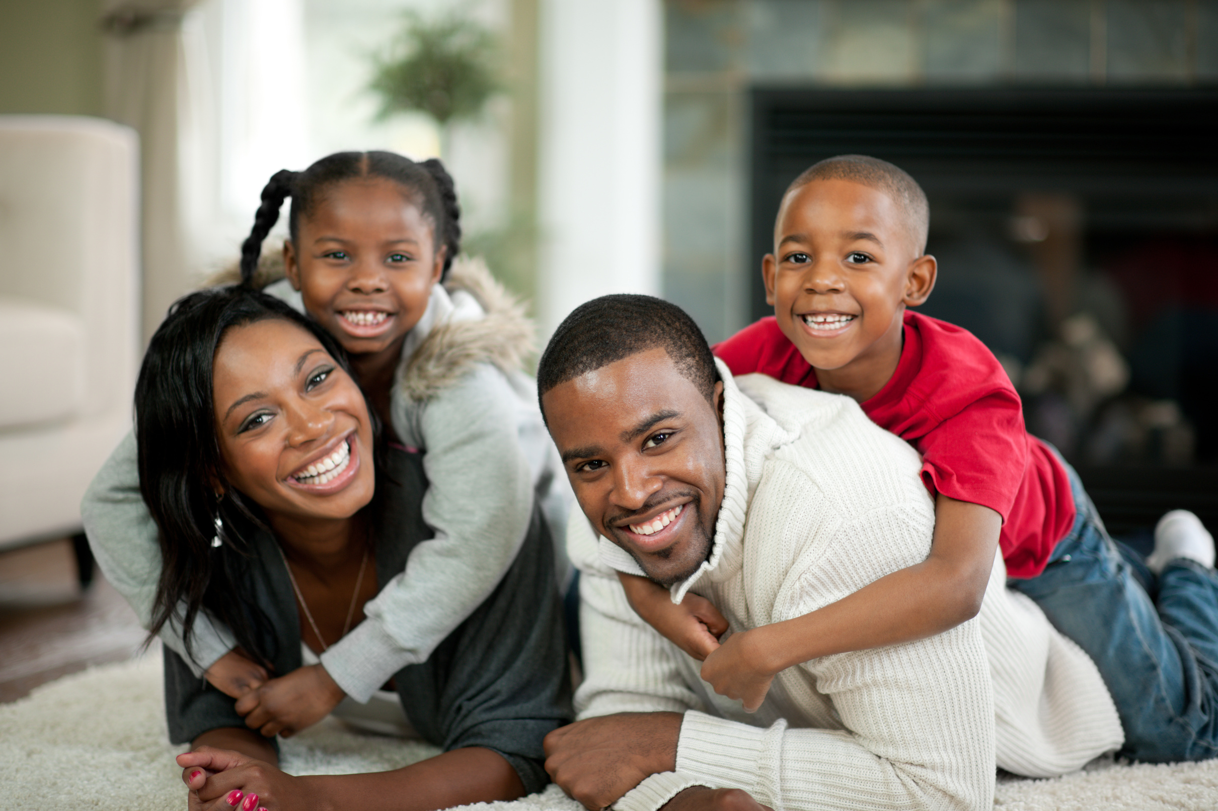 Nigerian family — cleaner cooking at home with 100 Gas